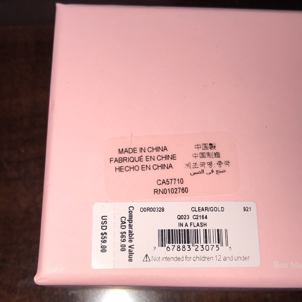 NIB Kate Spade “in a flash” Gold Tone earrings! - Picture 2 of 3